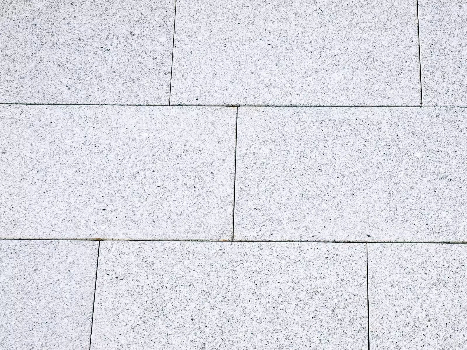 Granit Terrassenplatte aus Granit Kristall grau